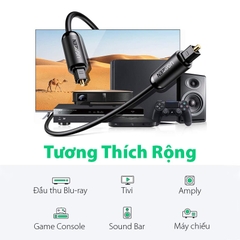 Cáp Quang Audio (Toslink, Optical) Ugreen 70893 dài 3m cao cấp