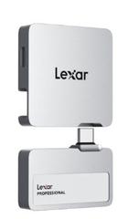 Ổ cứng SSD di dộng Lexar Professional Go with Hub SL400 1TB Silver LSL400S001T-RNSNG
