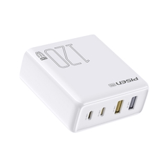 Bộ sạc nhanh 120W 4 cổng 2C2A - PISEN PRO120W GaNPro 2C2A