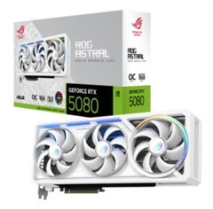 VGA Asus ROG Astral RTX 5080 16GB GDDR7 WHITE OC (ROG-ASTRAL-RTX5080-O16G-WHITE)