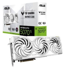 Card Màn Hình Asus TUF Gaming GeForce RTX 5070 Ti 16GB GDDR7 White OC Edition (TUF-RTX5070Ti-O16G-WHITE-GAMING)