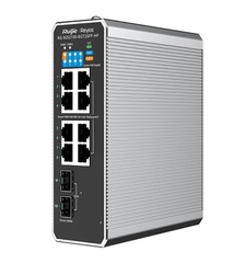 8-Port RJ45 Gigabit and 2-Port SFP Cloud Managed Industrial Switch, with 7-Port PoE+ and 1-Port PoE++