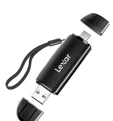 Đầu đọc thẻ nhớ MicroSD/SD Lexar USB 3.2 USB Type-A/C LRW310X-BNBNG