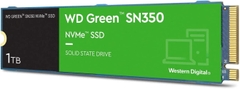 Ổ CỨNG SSD WD SN350 GREEN 1TB M.2 2280 PCIE NVME 3X4  (ĐỌC 3200MB/S - GHI 2500MB/S) - (WDS100T3G0C)