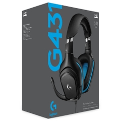 Tai nghe Over-ear Logitech G431 7.1 Surround Gaming (Đen)