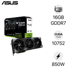 VGA Asus Tuf Gaming Geforce RTX 5080 OC 16GB TUF-RTX5080-016G-GAMING