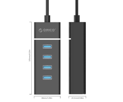 Bộ chia USB HUB 4 cổng Orico USB 3.0 W6PH4