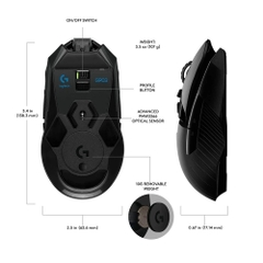 Chuột gaming không dây Logitech G903 (Đen)