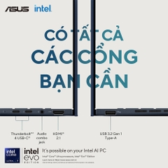 Laptop Asus Zenbook 14 UX3405CA-PZ187WS (16GB | 512GB | Intel Arc | 14 inch 3K OLED | Win 11 | Office | Xanh | Pen)