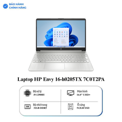 Laptop HP Envy 16-h0205TX 7C0T2PA (Core i9-12900H | 32GB | 512GB | RTX 3060 6GB | 16 inch UHD+ | Cảm ứng | Win 11 | Bạc)