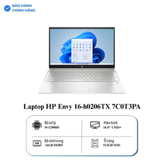 Laptop HP Envy 16-h0206TX 7C0T3PA (Core i9-12900H | 16GB | 512GB | RTX 3060 6GB | 16 inch UHD+ | Cảm ứng | Win 11 | Bạc)