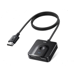 Bộ gộp tín hiệu HDMI 2.0 4K@60Hz Splitter Switch 2 vào 1 Ugreen 70607 cao cấp (hỗ trợ 2 chiều)