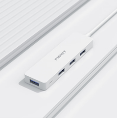 Hub chuyển đổi Type-C PISEN NJ-HB4001, từ Type-C ra 4 cổng USB3.0