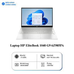Laptop HP EliteBook 1040 G9 6Z985PA (Core i7-1255U | 16GB | 1TB | Intel Iris Xe | 14inch WUXGA | Win 11 Pro | Bạc)