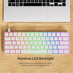 Bàn Phím Cơ Gaming Newmen GM611 (Red Switch/USB Wired)