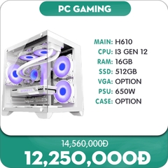 PC Gaming H610 i3 gen12