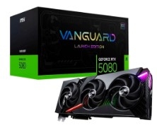 Card màn hình MSI GeForce RTX 5080 16G VANGUARD SOC LAUNCH EDITION 16GB GDDR7