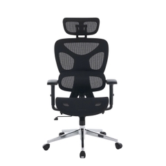 Ghế công thái học EDRA EEC229 (Full lưới, kê tay 3D, ngả 135°, đen)