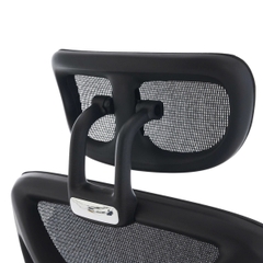Ghế công thái học EDRA EEC229 (Full lưới, kê tay 3D, ngả 135°, đen)