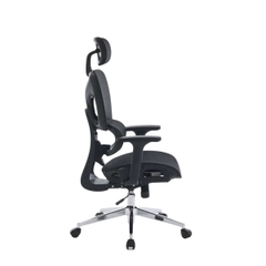 Ghế công thái học EDRA EEC229 (Full lưới, kê tay 3D, ngả 135°, đen)