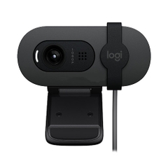 Webcam Logitech Brio 105 FHD (1080p, 30fps, 2MP, Micro Tích Hợp, USB-A, Đen) - 960-001590