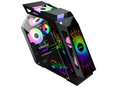 Thùng máy Magic Roger RGB M-ATX BLACK sẵn 3 Fan