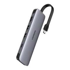Bộ chuyển đổi USB-C sang 2*USB 3.0+HDMI+RJ45 Ugreen (70508)