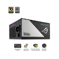 Nguồn Máy Tính Mini SFX-L Asus ROG LOKI 1000P 1000w Platinum ( ATX 3.0 - Pcie 5.0 - Full Modular)