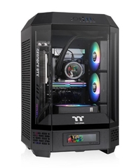 Case Thermaltake Tower 250 Black (ITX/Mini Tower/2 Fan) - Có sẵn 2 Fan Led