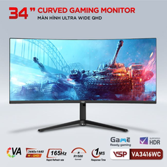 MÀN HÌNH CONG ULTRAWIDE GAMING VSP VA3416WC 165HZ