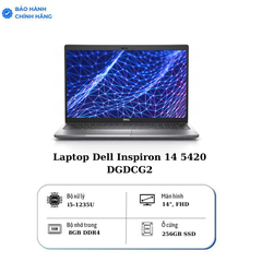 Laptop Dell Latitude 5430 (71004115)/ Intel Core i5-1235U (up to 4.40 GHz, 12MB)/ RAM 8GB/ 256GB SSD/ Intel Iris Xe Graphics/ 14inch FHD/ 3Cell 41Wh/ Ubutun/ 3Yrs