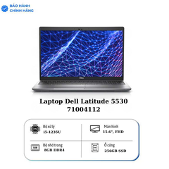Laptop Dell Latitude 5530 (71004116)/ Intel Core i5-1235U (upto 4.4Ghz, 12MB)/ RAM 8GB/ 256GB SSD/ Intel Iris Xe Graphics/ 15.6inch FHD/ 3Cell/ Ubuntu/ 3Yrs