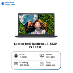 Laptop Dell Inspiron 15 3520 i5 1235U/8GB/512GB/120Hz/OfficeHS/KYHD/Win11 (71027003)