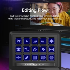 Bộ điều khiển Cooler Master MasterHUB Stream Kit (bộ điều khiển mô-đun, FreeForm 2.0, đen) - MHSK13AA00