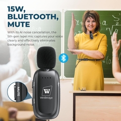 Máy trợ giảng WinBridge WB005 (15W, THD <1%, Max SPL 65dB, 50Hz–20kHz)