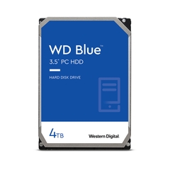 Ổ CỨNG HDD WESTERN DIGITAL 4TB BLUE (WD40EZAX) (5400RPM/256MB CACHE/3.5 INCH/SATA3)