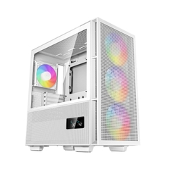 Thùng máy Case Deepcool CH560 Digital | Kèm sẵn 4 Fan ARGB, Black / White