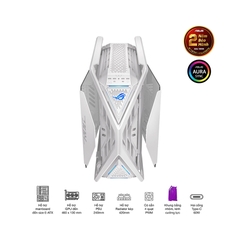 Vỏ Case Asus GR701 ROG Hyperion White Edition (eATX/Full Tower/ Màu Trắng)