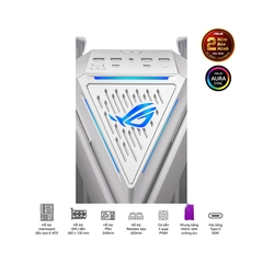 Vỏ Case Asus GR701 ROG Hyperion White Edition (eATX/Full Tower/ Màu Trắng)
