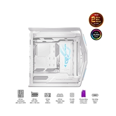 Vỏ Case Asus GR701 ROG Hyperion White Edition (eATX/Full Tower/ Màu Trắng)