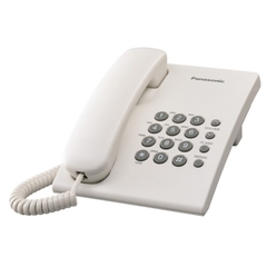 Điện thoại bàn Panasonic KX-TS500MXW (Có dây, Redial, Flash, trắng)