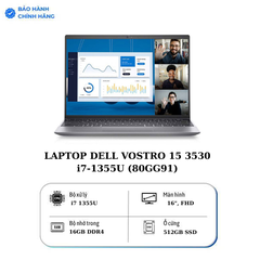 LAPTOP DELL VOSTRO 15 3530  i7-1355U (80GG91)
