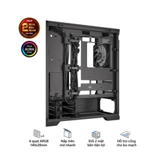 Vỏ Case Asus TUF Gaming GT302 ARGB Black (eATX/Full Tower/ Màu Đen/BTF)