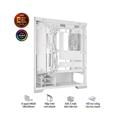 Vỏ Case Asus TUF Gaming GT302 ARGB White (eATX/Full Tower/Màu Trắng/BTF)
