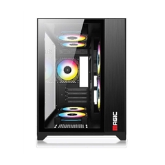 Vỏ Case MAGIC AQUA-M BLACK ULTRA (mATX/Mid Tower/Màu đen)