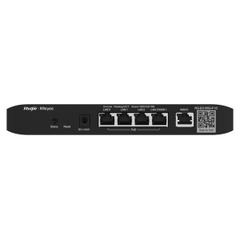 Router Ruijie RG-EG105G-P V2 tốc độ 600Mbps, 4 cổng LAN PoE và 1 cổng WAN, công suất PoE 54W