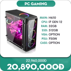 PC Gaming H610 i7 gen12