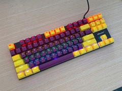 Bàn phím cơ EMaster K87 EKM505VY (87 phím, Blue Switch, RGB, Tím Vàng)