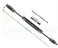 Cầu chì MC4 1000V 15A(MC4 with fuse)
