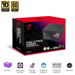 Nguồn Asus ROG STRIX 1000G-AURA Gaming Edition (Pci 5.0 - Full modular)